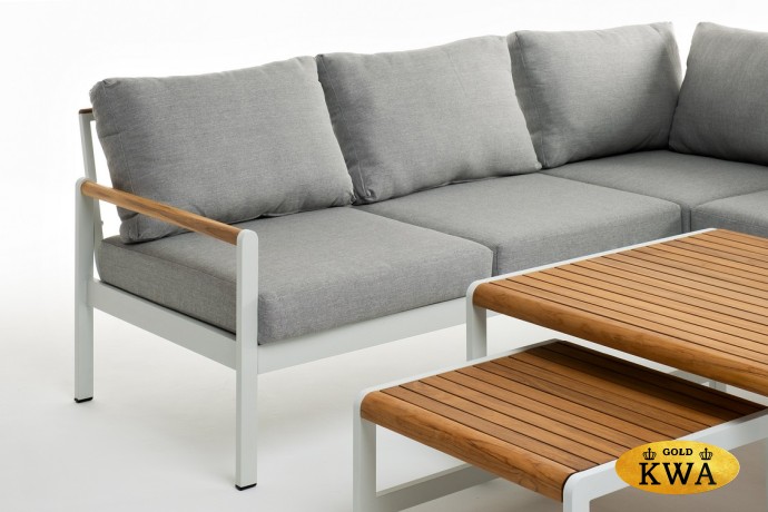 Лаунж зона из алюминия MAYA L белая Joygarden