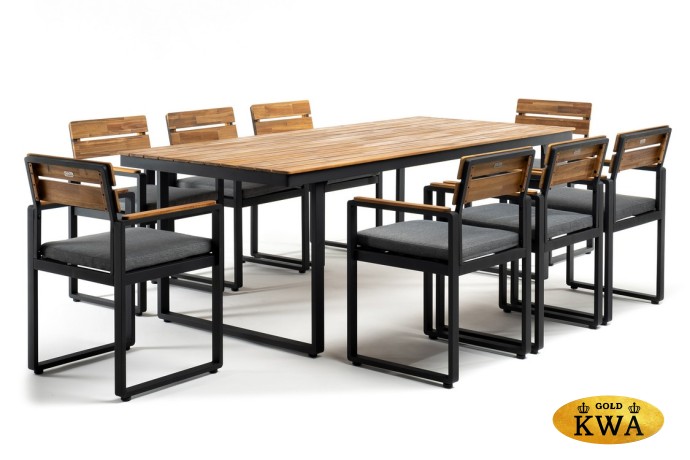 Обеденная группа из алюминия TOPA XL  Joygarden