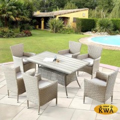 Комплект плетеной мебели AFM-195-6Pcs Beige (6+1)