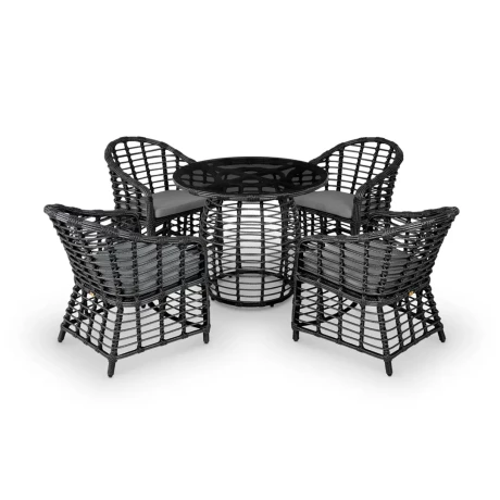 Комплект МИРО Черный металлик