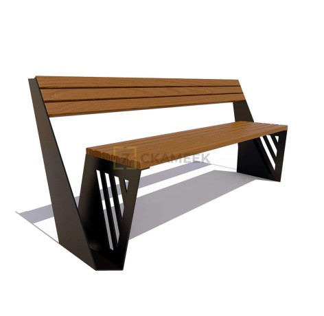 Скамейка уличная «Бульвар» (0,6 ангарская сосна, 30х60)