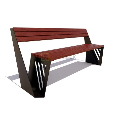 Скамейка уличная «Бульвар» (0,6 ангарская сосна, 30х60)