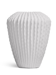 Кашпо-ваза TREEZ Effectory Moho Высокая Design-ваза Белый камень д-60 см, в-65 см 1/1