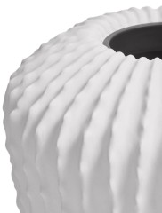 Кашпо-ваза TREEZ Effectory Moho Высокая Design-ваза Белый камень д-60 см, в-65 см 1/1