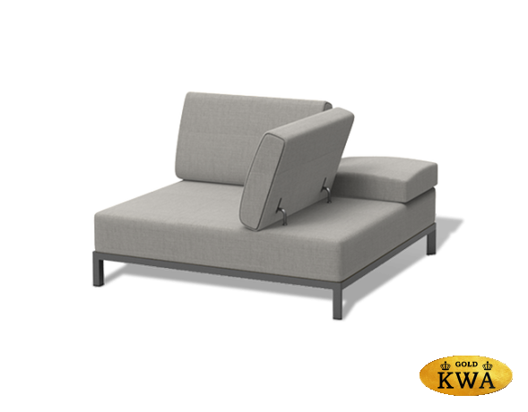 "Амальфи" модуль диванный угловой, каркас из алюминия