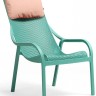 Лаунж-кресло пластиковое с подушкой