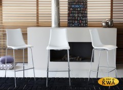 Стул барный с обивкой