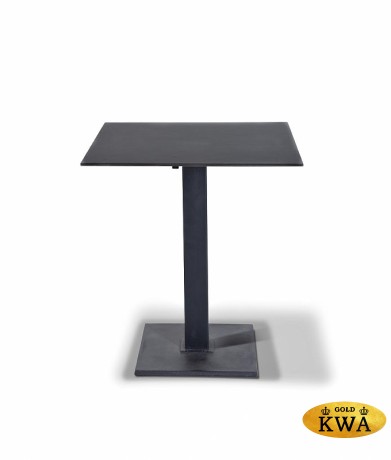 "Каффе" стол из HPL квадратный 64х64см, цвет "серый гранит"