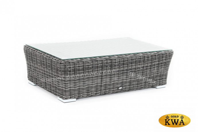 "Капучино" журнальный столик из искусственного ротанга, цвет графит