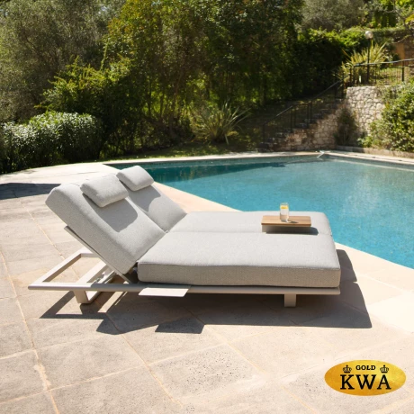 Gotland Комплект лежаков бежевый, алюминий/тик