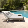 Gotland Комплект лежаков бежевый, алюминий/тик