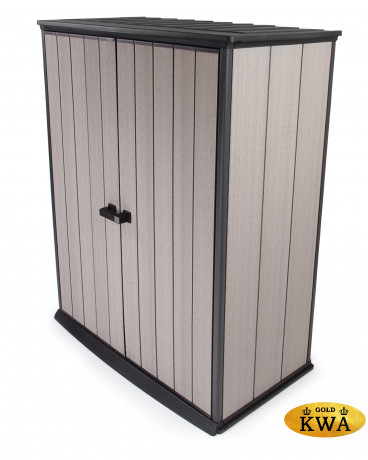 Шкаф для улицы пластиковый DUOTECH HIGH STORE+ 2 SHELVES 1400 L