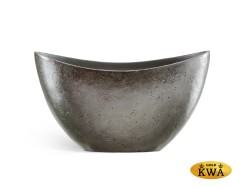Кашпо TREEZ Effectory Metal Лодка малая Стальное серебро в-20 см, ш-18 см, д-37 см 4/4