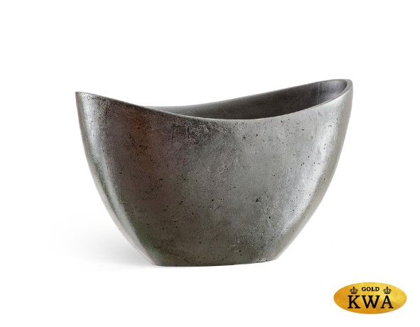 Кашпо TREEZ Effectory Metal Лодка малая Стальное серебро в-20 см, ш-18 см, д-37 см 4/4