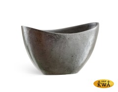 Кашпо TREEZ Effectory Metal Лодка малая Стальное серебро в-20 см, ш-18 см, д-37 см 4/4