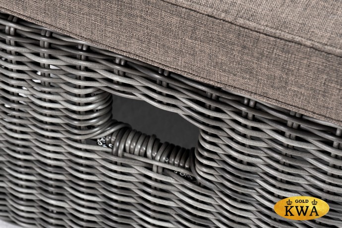 "Рим" шезлонг с подушкой, цвет графит