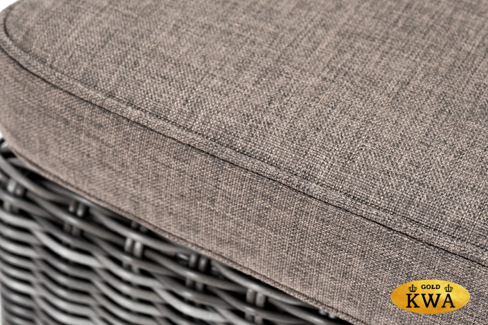 "Рим" шезлонг с подушкой, цвет графит