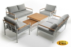 Диванная группа MAYA L белая  Joygarden