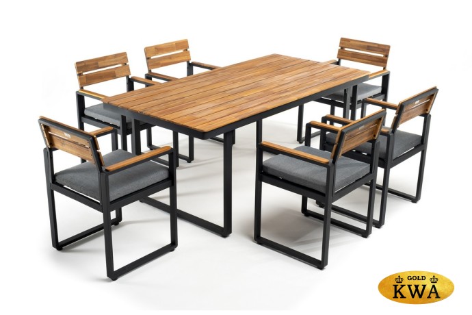 Обеденная группа из алюминия TOPA L Joygarden