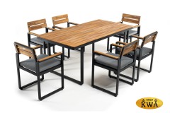 Обеденная группа из алюминия TOPA L  Joygarden