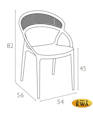 Кресло пластиковое