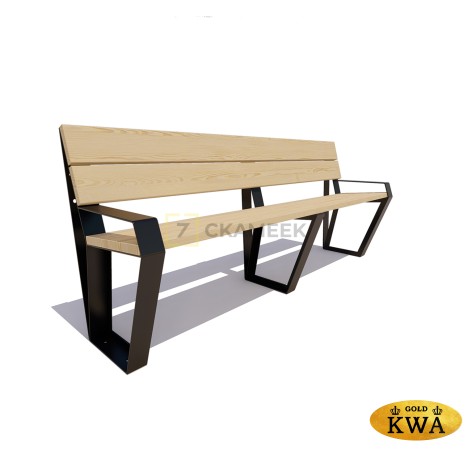 Скамейка «Оренбург» (2,0 м ангарская сосна)