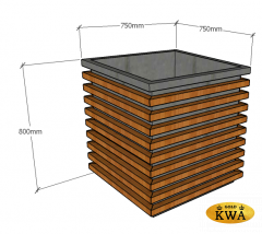 Заказать изготовление уличных вазонов и кашпо
