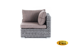 Лунго модуль угловой с подушками, цвет графит