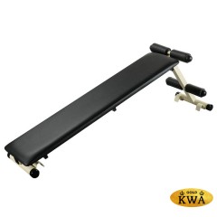 Доска горизонтальная прямая с валиками и раскладной ногой для шведской стенки под штангу