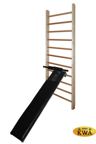 Шведская стенка деревянная из сосны - СОСНА - ДВ (стенка + доска угловая с валиками для пресса)