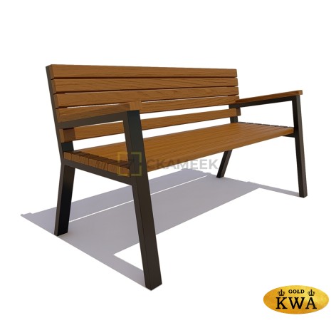 Садово-парковая скамейка «Гамбург» (0,6 ангарская сосна,30х60)