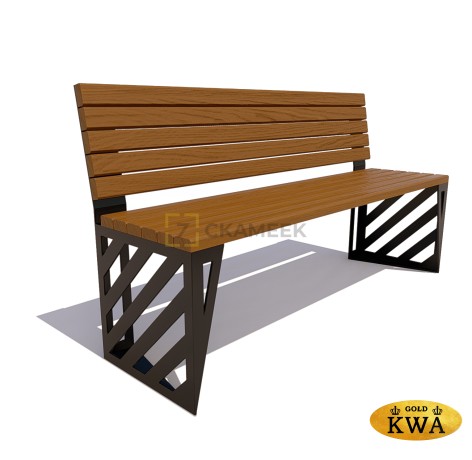 Скамейка парковая «Тула» (1.2 ангарская сосна,,40х60)