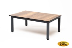 &quot;Канны&quot; журнальный столик из HPL 90х60, H40, каркас серый (RAL7024), цвет столешницы &quot;дуб&quot;