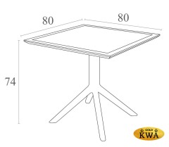 Стол пластиковый