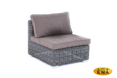 Лунго модуль прямой с подушками, цвет графит