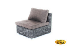 Лунго модуль прямой с подушками, цвет графит