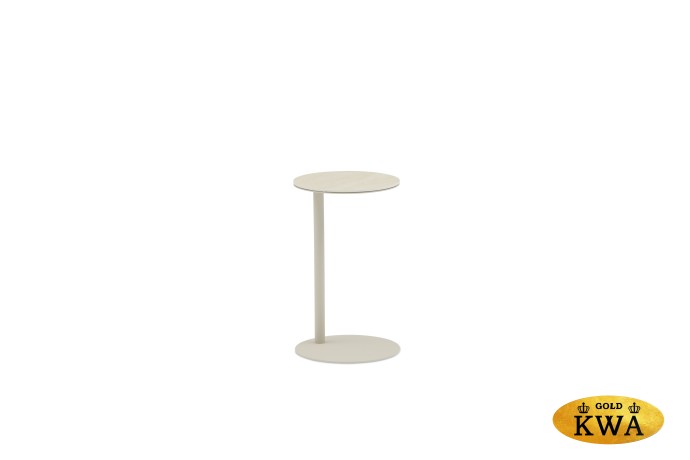 Valbo Кофейный стол бежевый, алюминий/стеклокерамика