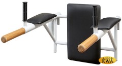 Брусья с подлокотниками (деревянные ручки) цельносварные