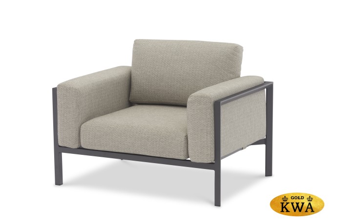 Stockholm Комплект лаунж мебели антрацит/серый, алюминий