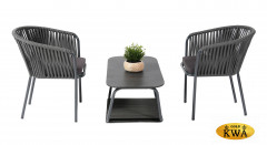 Тулон кофейный набор плетеный, цвет темный