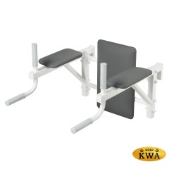 Шведская стенка деревянная из сосны с брусьями - СОСНА - БП (стенка + брусья с подлокотниками навесные)