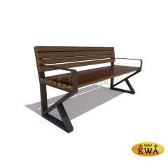 Садово-парковая скамейка «Королев» (Лиственница 2,0, 40х60)