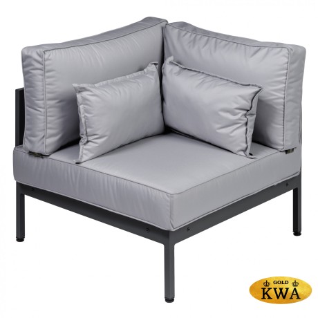 Элемент дивана угловой Callisto giardino G401.10Е10 из алюминия с подушками