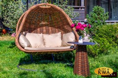 MOKKA MAJORCA подвесное кресло двухместное, цвет капучино