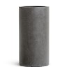 Кашпо TREEZ Effectory Beton Высокий цилиндр Тёмно-серый бетон в-80 см, д-41 см