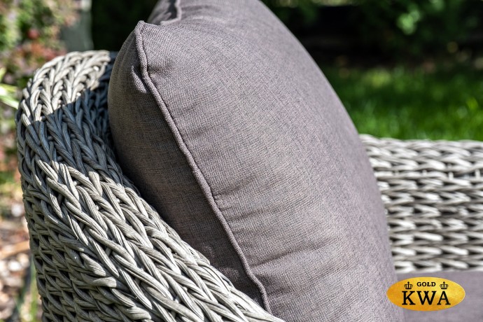 "Кон Панна" лаунж-зона из искусственного ротанга (гиацинт), цвет графит