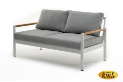 Диван из алюминия MAYA 2-х местный белый  Joygarden