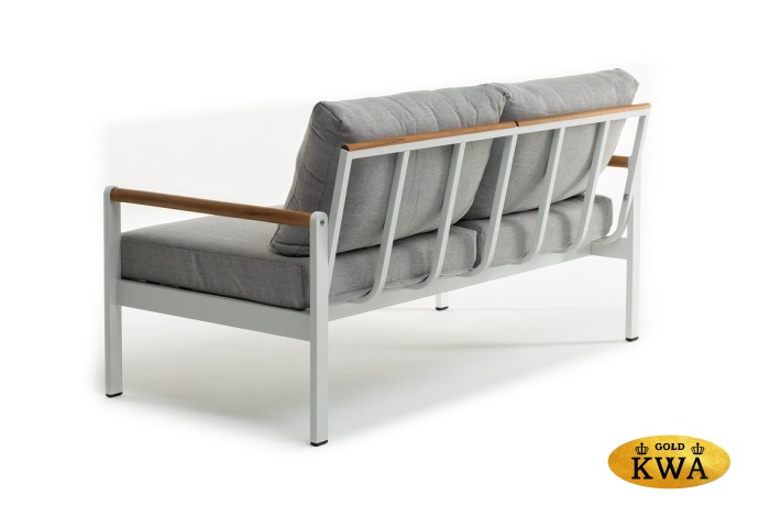 Диван из алюминия MAYA 2-х местный белый  Joygarden