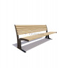 Скамейка «Томск» (1.5 м ангарская сосна)