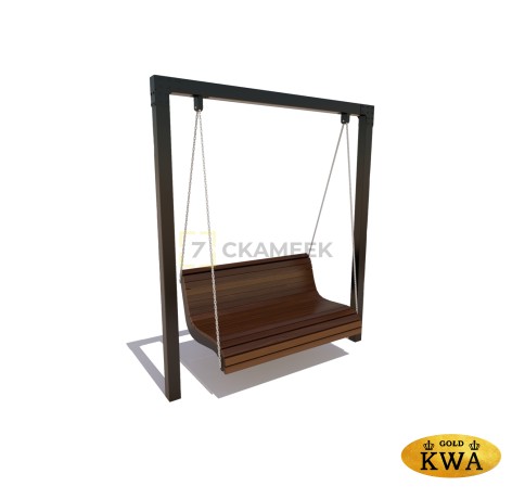 Качели «Бриз» без подсветки (лиственница)